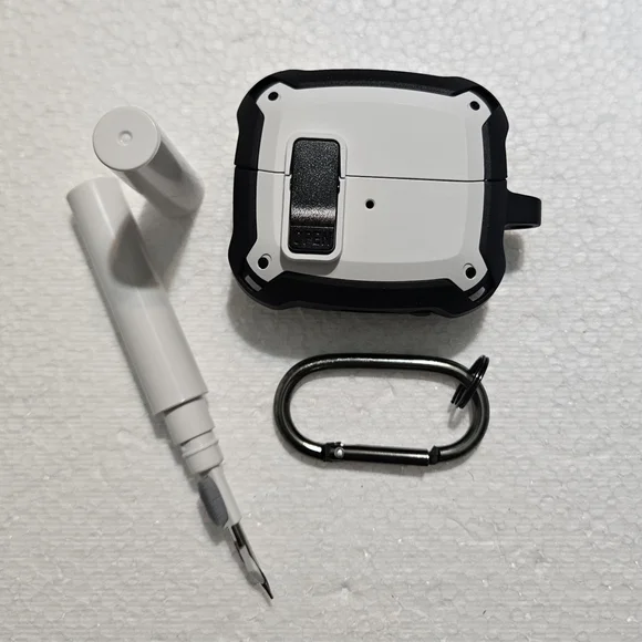 ❤Secure Lock Hard Case For Galaxy Buds 3 And Buds 3 Pro Charging Case White🩵 - Picture 3 of 4